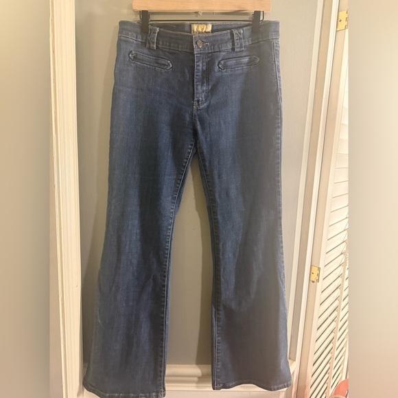 Judy Blue Couture Flare Wide Leg Jeans Blue - Picture 9 of 9